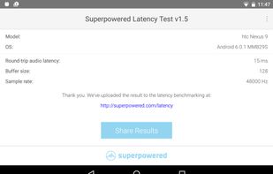 Superpowered Audio Latency Test screenshot 1