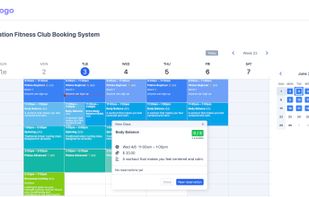 3. SuperSaaS - class or group schedule