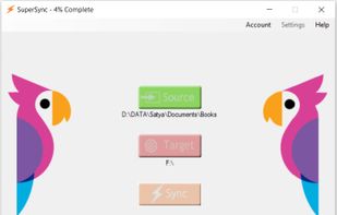 SuperSync Copying Files