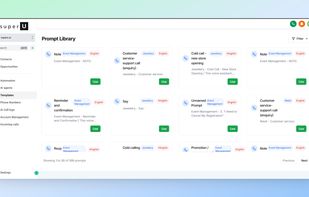 dashboard for prompts