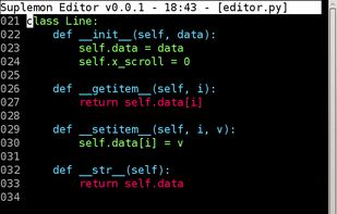 Suplemon screenshot 1