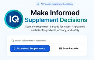 SupplementIQ AI Home page