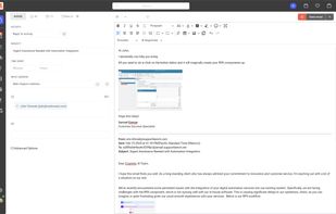 Creating rich Outlook style activities
