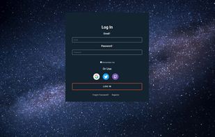 login page