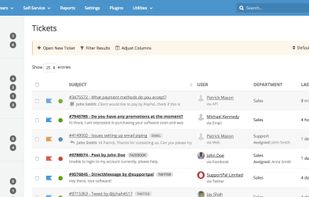 Operator ticket grid