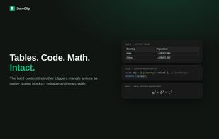 SureClip screenshot 2