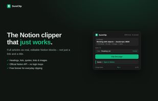 SureClip screenshot 1