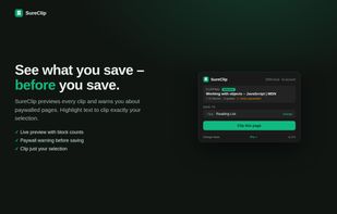 SureClip screenshot 3