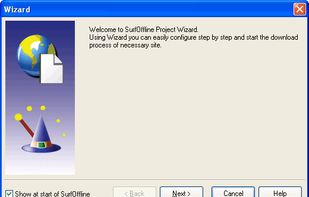 First step of the wizard.
