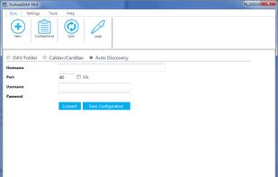 OutlookDAV screenshot 1