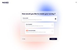 Create survey step 1