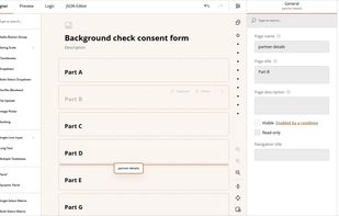 Drag-and-drop form creation