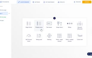 The environment where users can easily create their own surveys. Everybody can adapt the questionnaire according to their imagination.