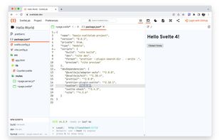 Svelte screenshot 1