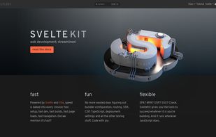 SvelteKit screenshot 1