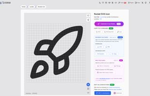 Preview, copy, and review SVG icon license details