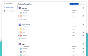 Faster release planning with custom templates