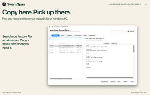 Clipboard history in the Mac App Store edition.