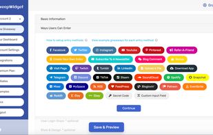 Choose from 90+ entry methods with an easy to use drag-and-drop tool.