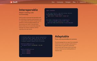 Swift (programming language) screenshot 2