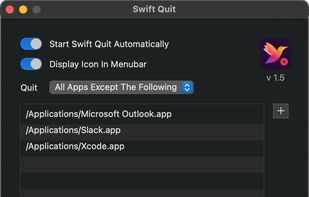 Swift Quit screenshot 1