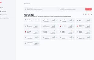 Interface for inserting foundational knowledge