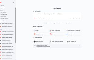 Home interface of Swiftask