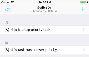 SwiftoDo screenshot 1