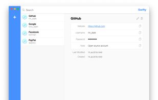 Swifty - Password Manager screenshot 1