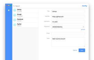 Swifty - Password Manager screenshot 1