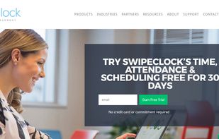 SwipeClock offers no committment, no credit card 30 day trial.