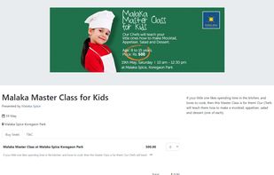 Create any type of event and collect online payments for seat bookings