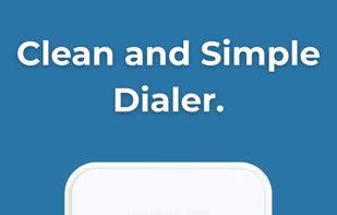 Dialer section of the app.