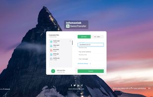 SwissTransfer screenshot 1