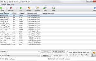 Switch Audio and Mp3 Converter - Main Screen