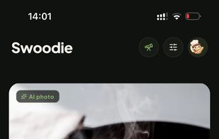Discover mode = Swipe left or right dishes