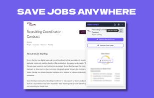 Save Jobs Anywhere