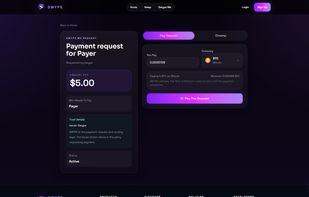 Non-custodial crypto payment requests