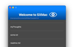 SXMac screenshot 1