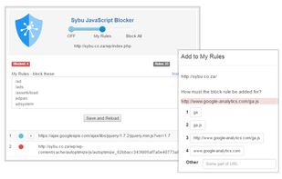 Sybu JavaScript Blocker screenshot 1