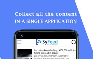 SyFeed News Reader screenshot 1