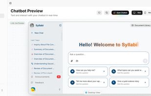 Syllabi screenshot 1