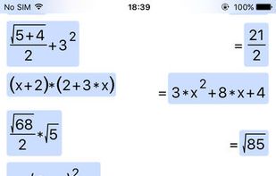 Symbolic Calculator screenshot 1