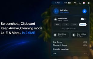How it looks menubar popover
