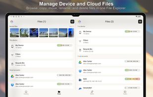 Manage Device and Cloud Files