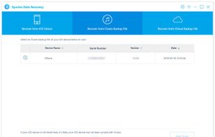 Syncios Data Recovery screenshot 2