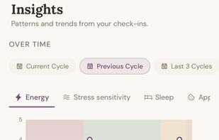 Insights: energy across your cycle and patterns that repeat in each Inner Season