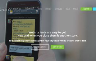 SYNCRO Website Chat to Text screenshot 1