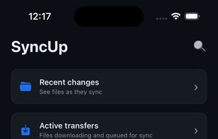 SyncUp (Syncthing) screenshot 1