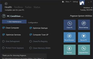 Pegasun System Utilities screenshot 1